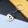 Gearbox Keychain with Turbo Hub and Brake Disc Pendant
