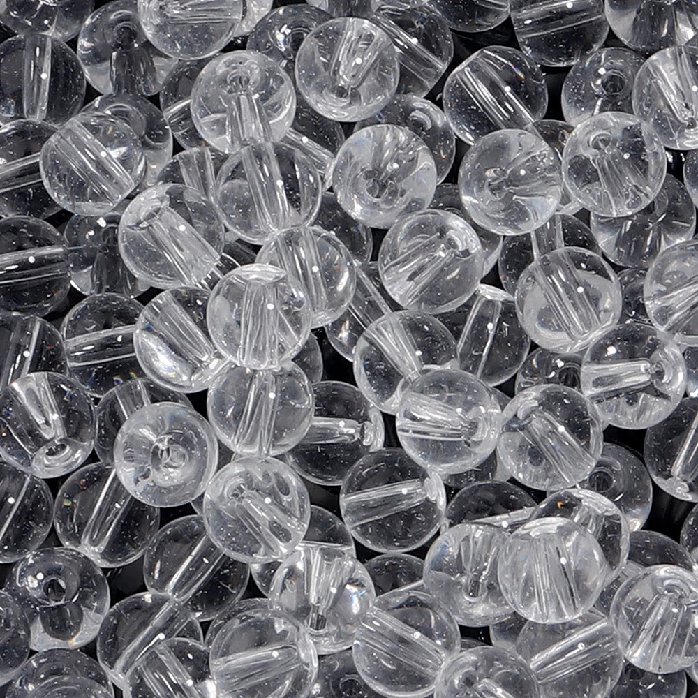 Colorful Round Glass Beads for Jewelry Making