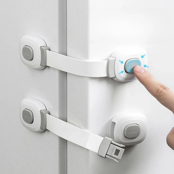 Multipurpose Baby Safety Cabinet Locks for Drawers, Fridge, and Oven