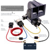 Diagram showing how to connect a horn relay and wiring for a car air horn kit using battery power