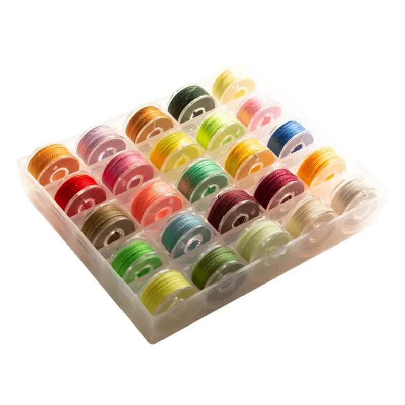 Vibrant Polyester Embroidery Thread Assortment for Hand and Machine Sewing