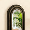 Arched Wall Shelf with Mirror — Modern Geometric Design