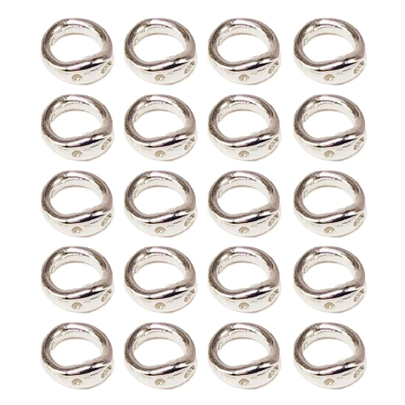 Double Hole Connector Rings for Jewelry Making