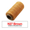 Flat Waxed Thread Spool for Leathercraft and DIY Projects