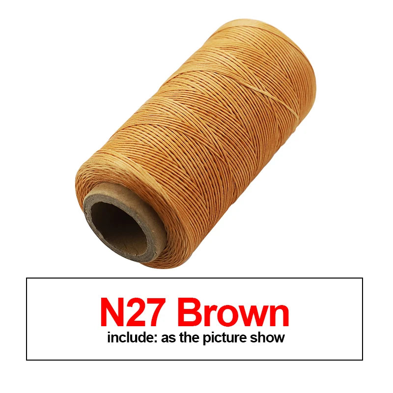 Flat Waxed Thread Spool for Leathercraft and DIY Projects