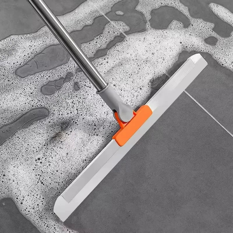 Heavy-Duty Floor Squeegee with Aluminum Handle