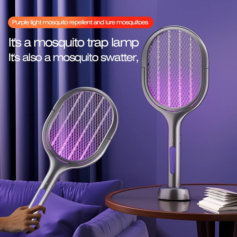 Rechargeable Electric Bug Zapper Racket