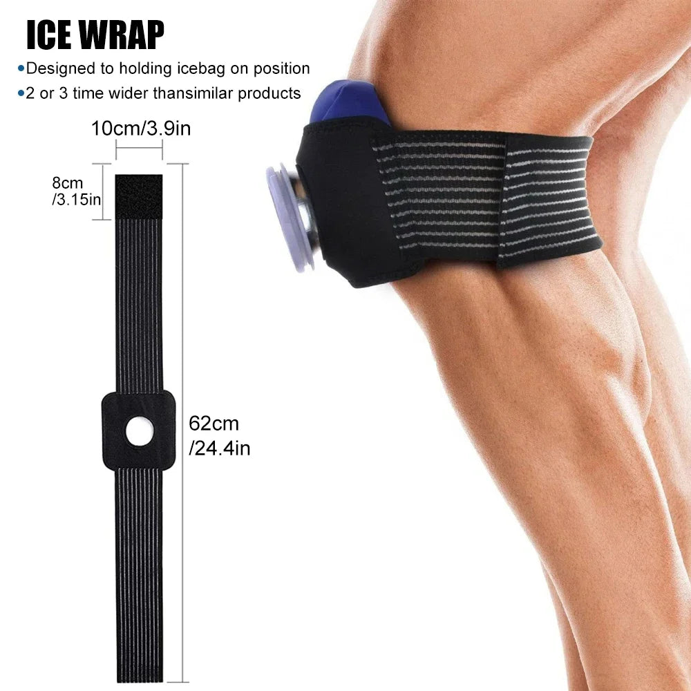Reusable Hot & Cold Therapy Pack with Adjustable Compression Wrap