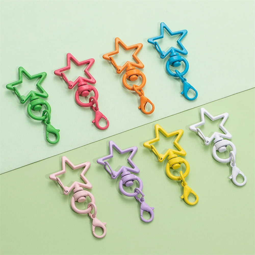 Colorful Metal Lobster Clasp Keychain Hooks for DIY Jewelry Making