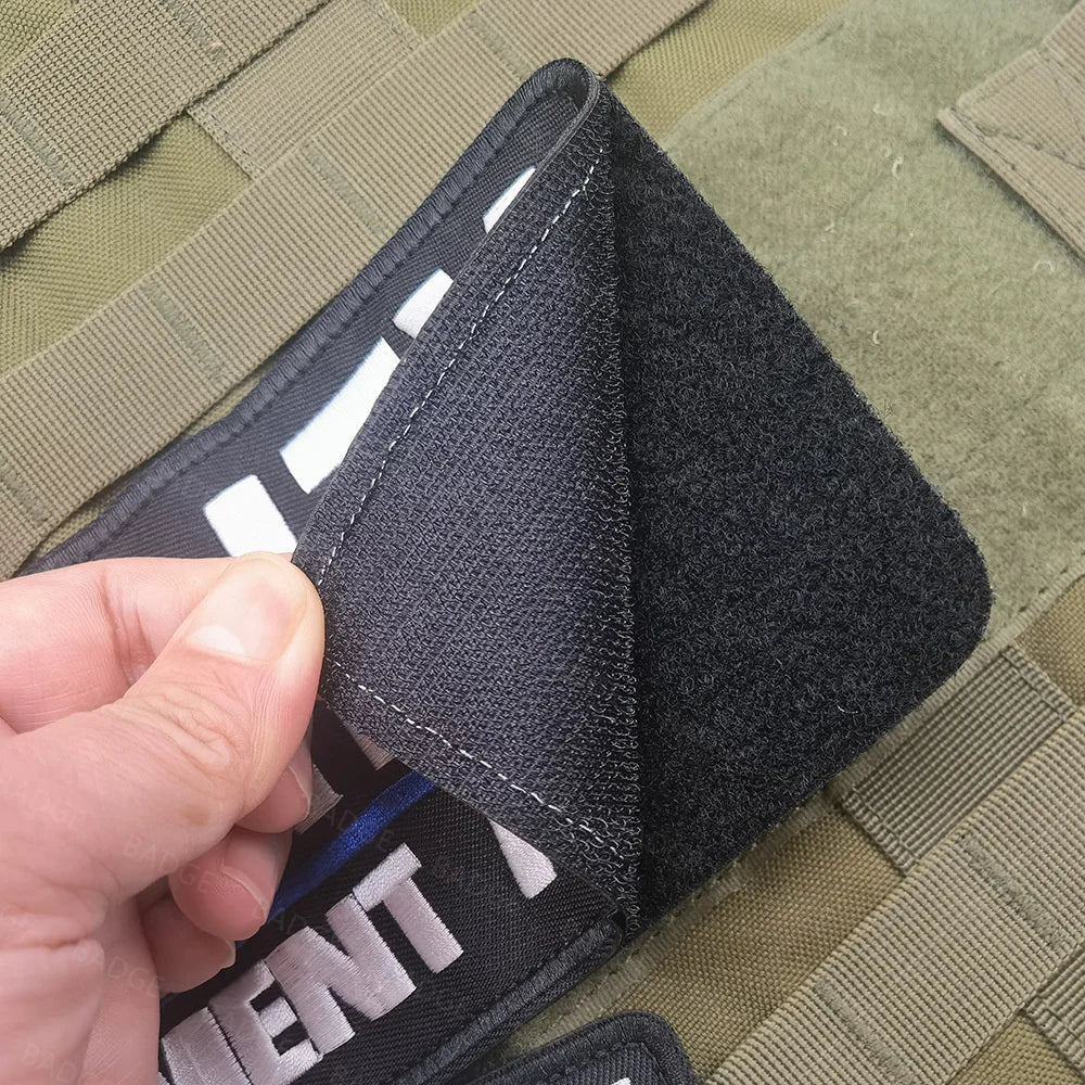 Reflective IR Security Patch with Hook & Loop Backing