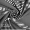 Silver Wave Pattern Blackout Curtains with Thermal Insulation and Noise Reduction