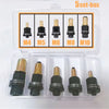A 5-set box of manual rivet nut tools with interchangeable heads ranging from M4 to M10.
