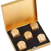 Precision Aluminum Alloy Dice Set – 5 Metal Dice with Storage Box
