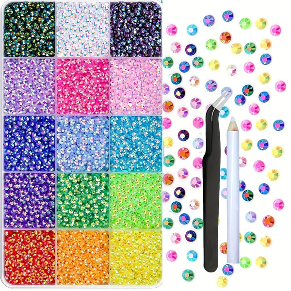 Resin Rhinestone Gems for DIY Crafts