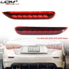 LED Rear Bumper Reflector Lights with Tail and Brake Functions