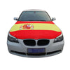 Custom Car Hood Flag with Wooden Pole