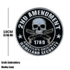 Embroidered Tactical Patch with Hook and Loop Backing