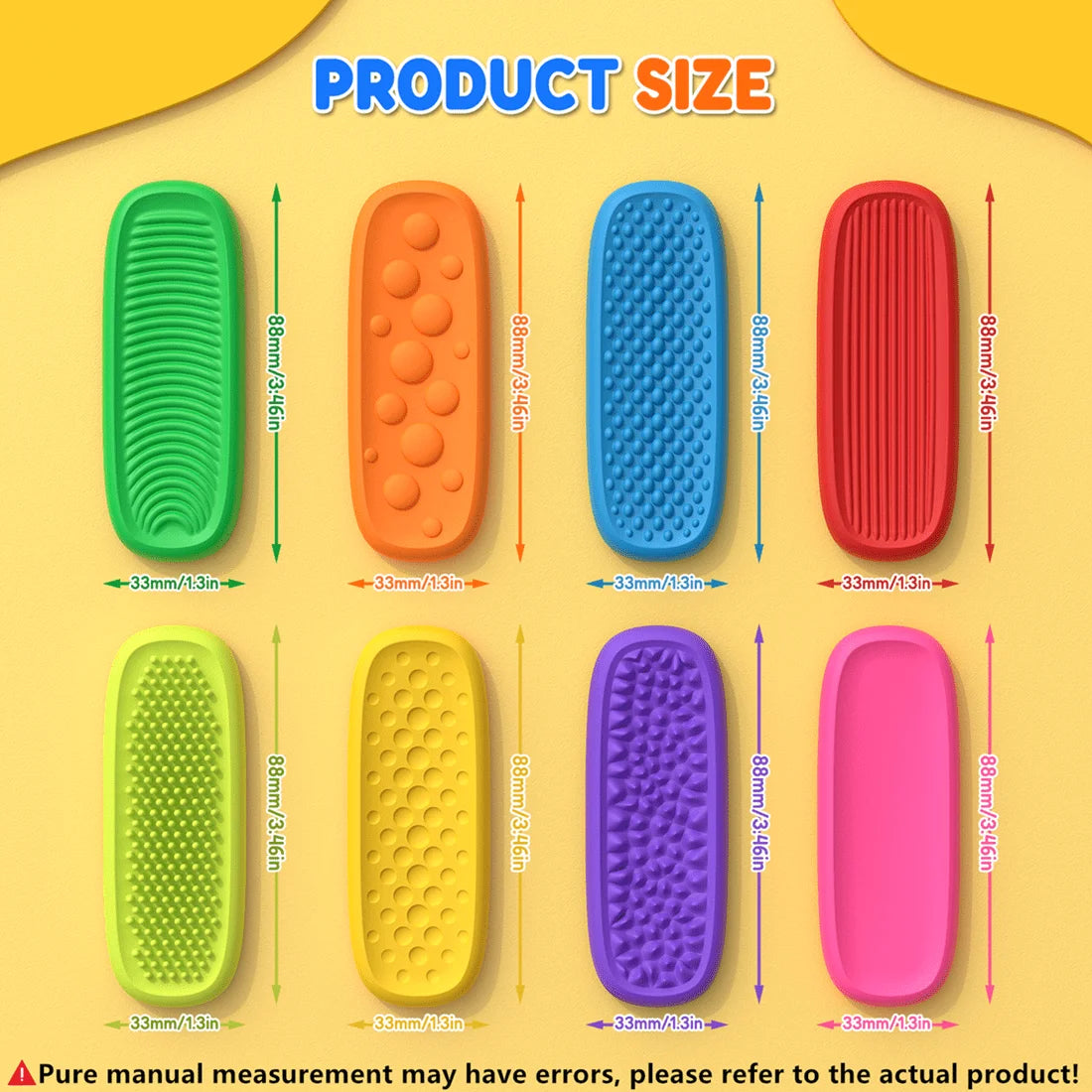 Silicone Sensory Fidget Strip for Anxiety Relief and Focus