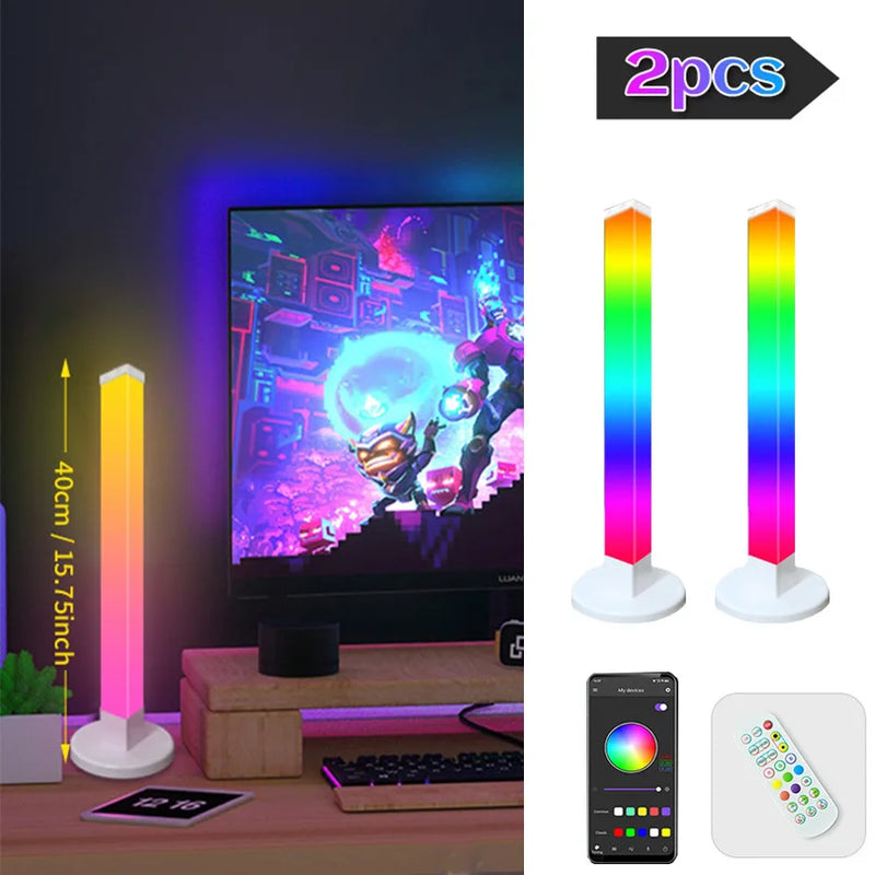 Smart Corner Floor Lamp with RGB Mood Lighting