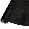 Roll of black suede fabric for DIY car interior and home decor