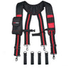 Work Suspenders with Detachable Phone Holder and Tool Belt Support
