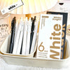 Retractable Gel Pens - 0.5mm Black Ink, Pack of 6