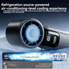 Portable Foldable Neck Fan with Stepless Speed Control