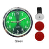 Mini Car Clock with Glow-In-The-Dark Dial and Air Vent Clip