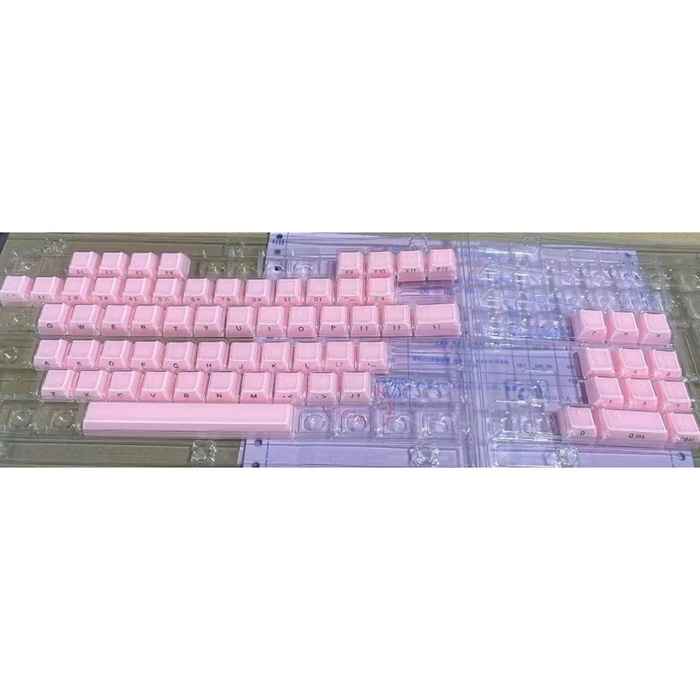 Crystal Clear Jelly Keycaps with Side-Printed Legends for Mechanical Keyboards