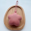 Star Silicone Pacifier Storage Box with Stroller Hanging Strap