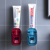 Wandhalter für Zahnbürsten mit automatischer Paste-Dispenser