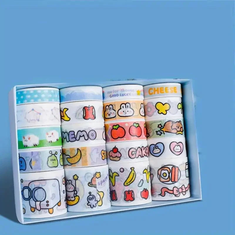 Colección de Cinta Washi Kawaii - 20 Rollos