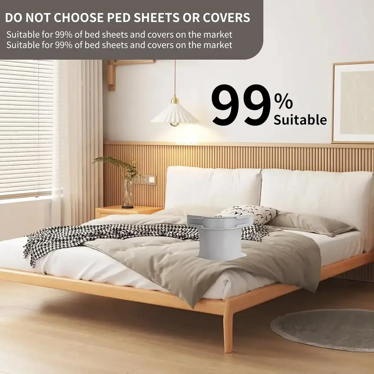 Heavy-Duty Mattress Sheet Straps with Non-Slip Clips (4-Pack)