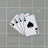 Poker Card Vinyl Decal for Motorcycles & Cars