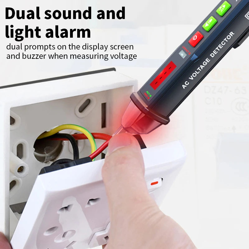 Non-Contact Voltage Tester with Voice Alert (12-1000V)