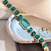 Rhinestone Chain Rectangular Watch