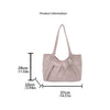 Polka Dot Shoulder Tote Bag with Adjustable Strap