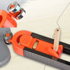 Contour Scribing Ruler with Lock for Precise Woodworking