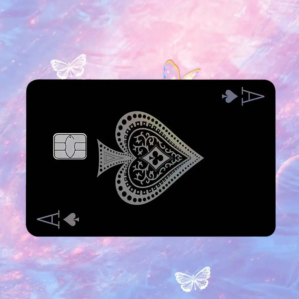 Holographic Card Skin Stickers (4-Pack) – Waterproof, Scratch-Resistant