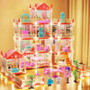 Enchanted Princess Castle DIY Dollhouse with LED Lights