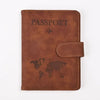 PU Leather Passport Holder with Credit Card Slots