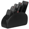 PU Leather Remote Control Organizer with 5 Compartments