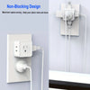 5-Outlet Wall Power Strip with USB Ports