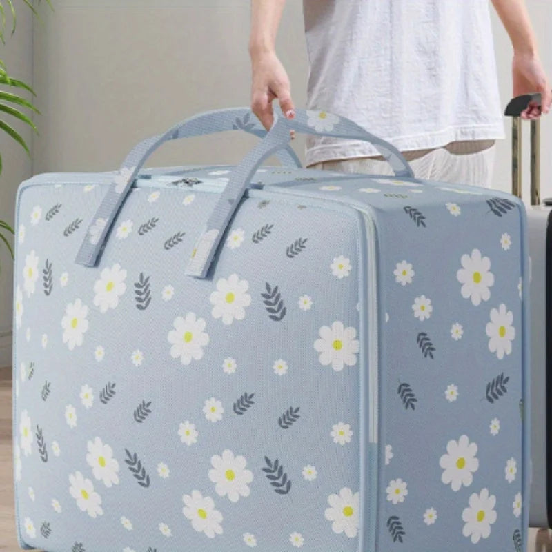 Large Foldable Blanket Storage Bags for Comforters and Bedding