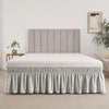 Adjustable Elastic Bed Skirt with Ruffle Trim