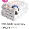 Premium White Goose Down Comforter