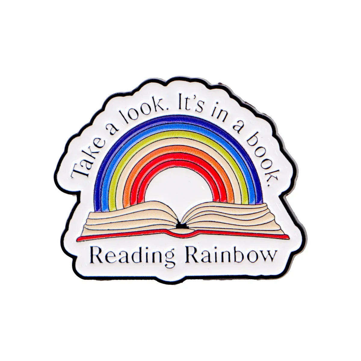 Just One More Chapter Enamel Pin for Book Lovers