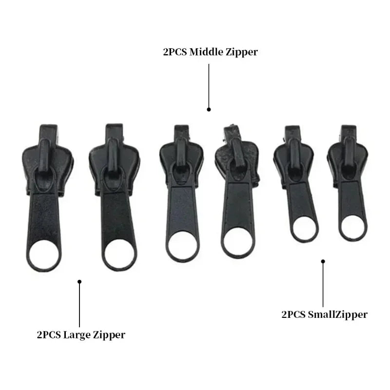 Kit de Reparación Universal para Cremalleras - 6 Piezas