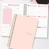 A5 Non-Dated Weekly Spiral Planner with Sticker Sheets