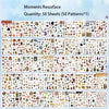 A collection of 50 assorted nature and aesthetic patterns for scrapbooking and DIY projects